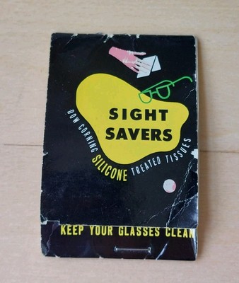 Vintage Brillenputztuch Dow Corning USA 50er Jahre Sight Savers 1950s