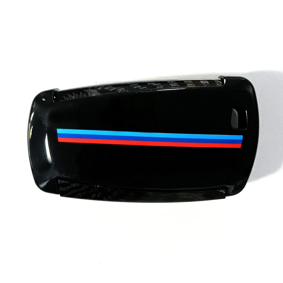 NEW For BMW Carbon Fiber Remote Key Fob Case Cover 1 2 3 4 5 6 7 SERIES UK - Image 3 of 4