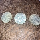 (3) Three 1967 JFK Half Dollars 40 Percent Silver BU Condition — photo 2