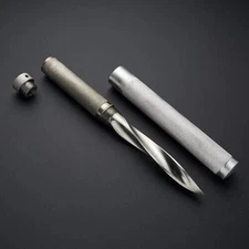 Custom Handmade Carbon Steel Hunting Tri Dagger Knife With Cover