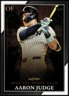 Aaron Judge RARE PREMIUM BLACK FOIL INVESTMENT CARD SSP TOPPS YANKEES MVP