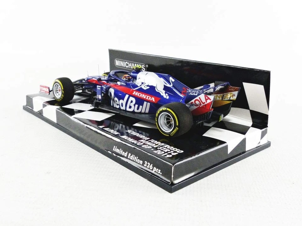 ☆ Minichamps 1/43 Scuderia Toro Rosso Honda STR14 2019 F1 Monaco GP #23 A. Albon - Image 4 of 4