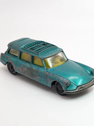 Husky Corgi Juniors Citroen Safari metallic green vintage diecast toy car
