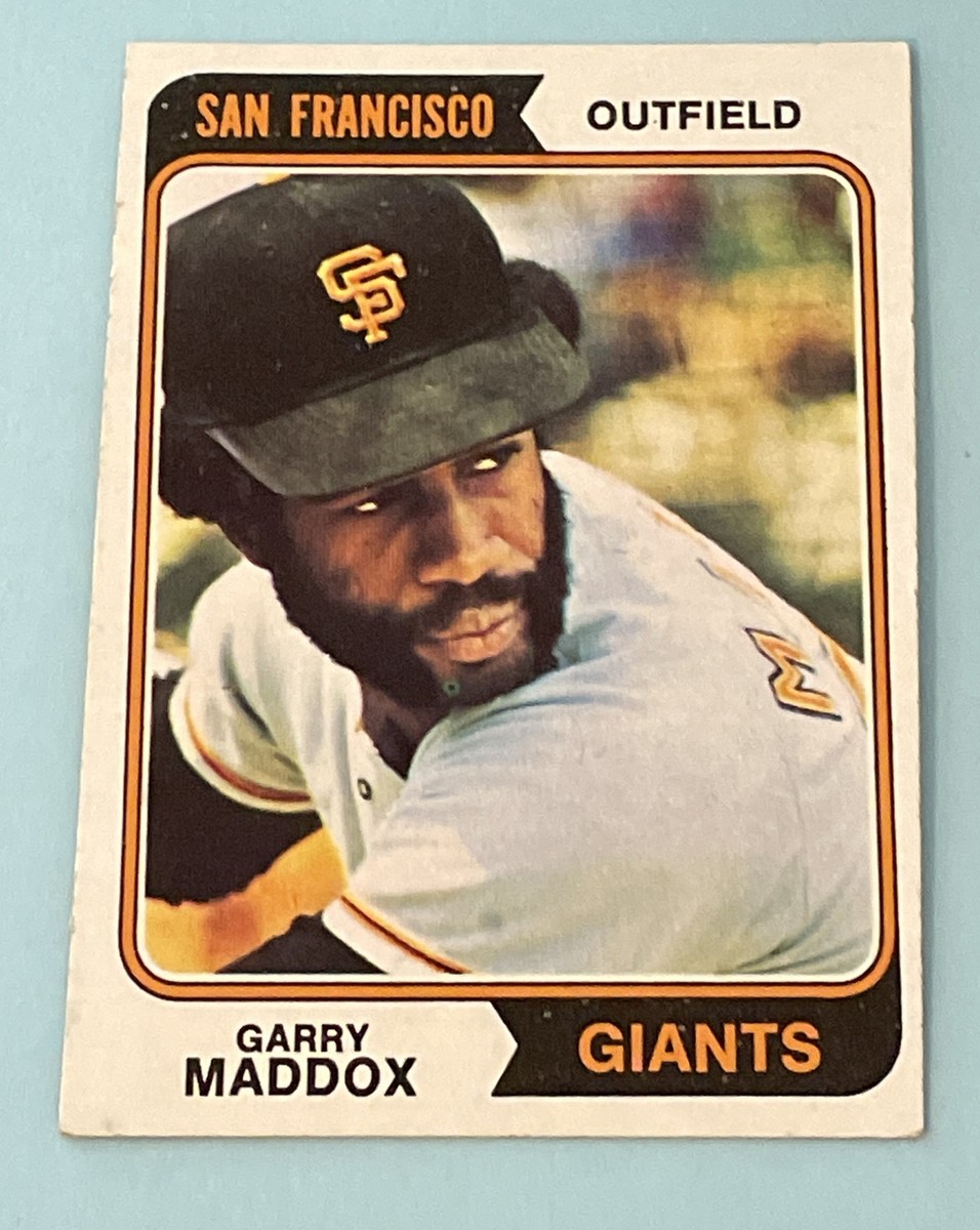 1974 Topps Baseball Card #178 Garry Maddox San Francisco Giants