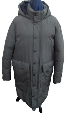 Better Rich M Damen Wintermantel Deep Green Warm Gepuffert Kapuze Vegan