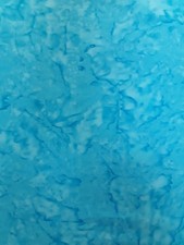 1yd x 43" 100 Cotton Bali Whispers Batik, Benartex, Blue Marble Pattern