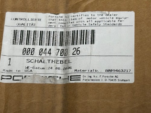 Porsche Short Shift Kit, Boxster/996/Cayman (97-08) 00004470026 Factory - Picture 5 of 7