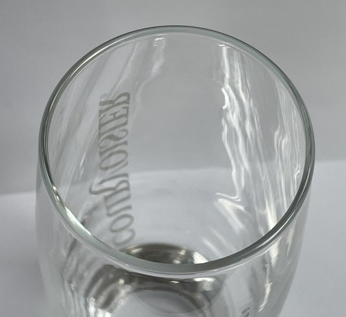 Courvoisier Cognac Brandy Limited Edition Curved Highball Glass Tumbler - Picture 7 of 8