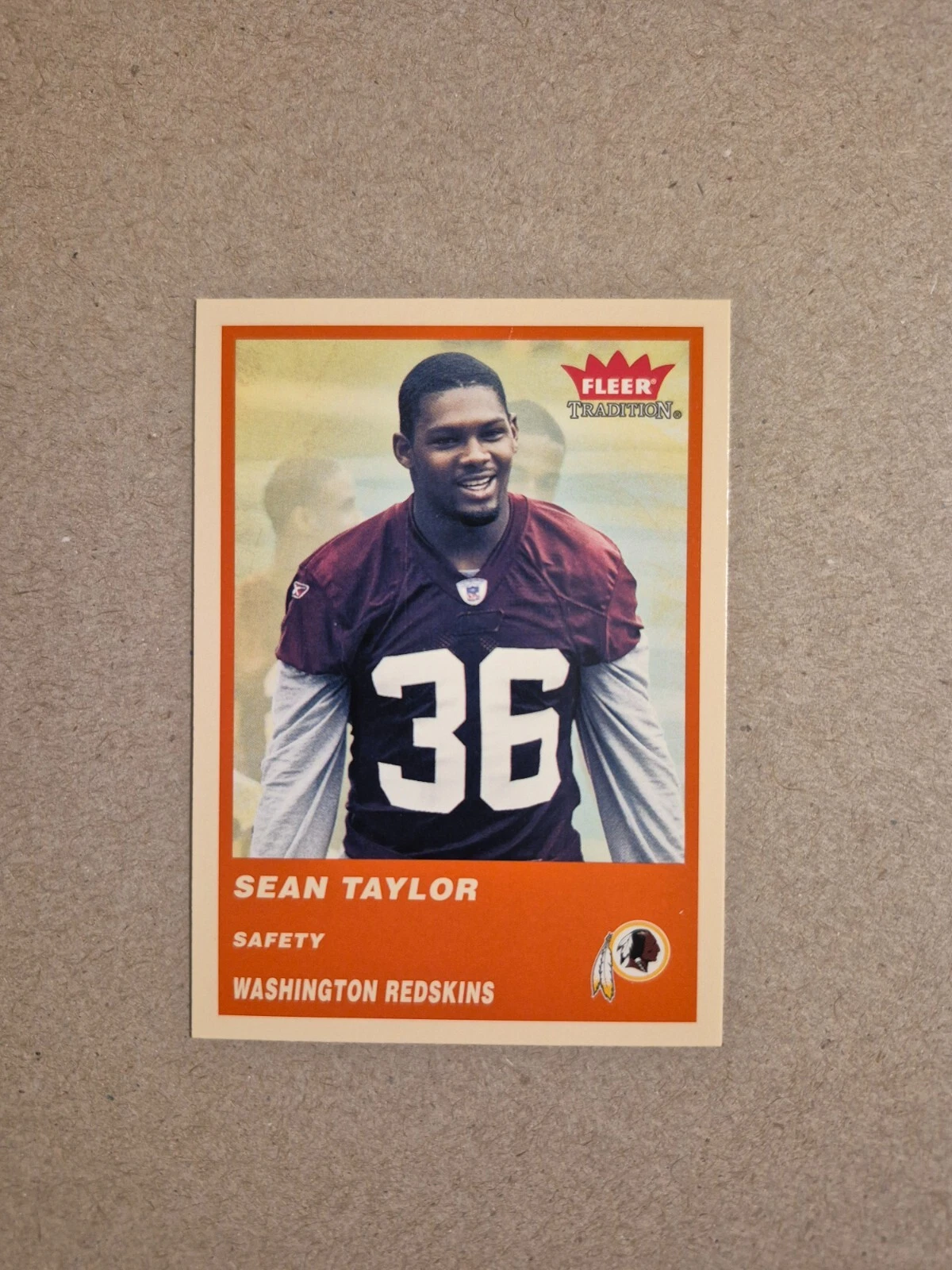 Sean Taylor trading card