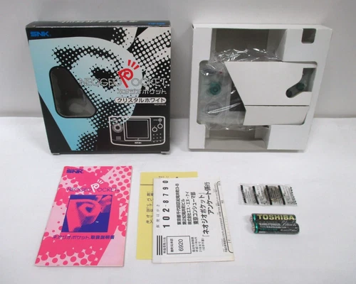 NGP -- Neo Geo Pocket Console - Crystal White -- New!! JAPAN Game. SNK. 21781