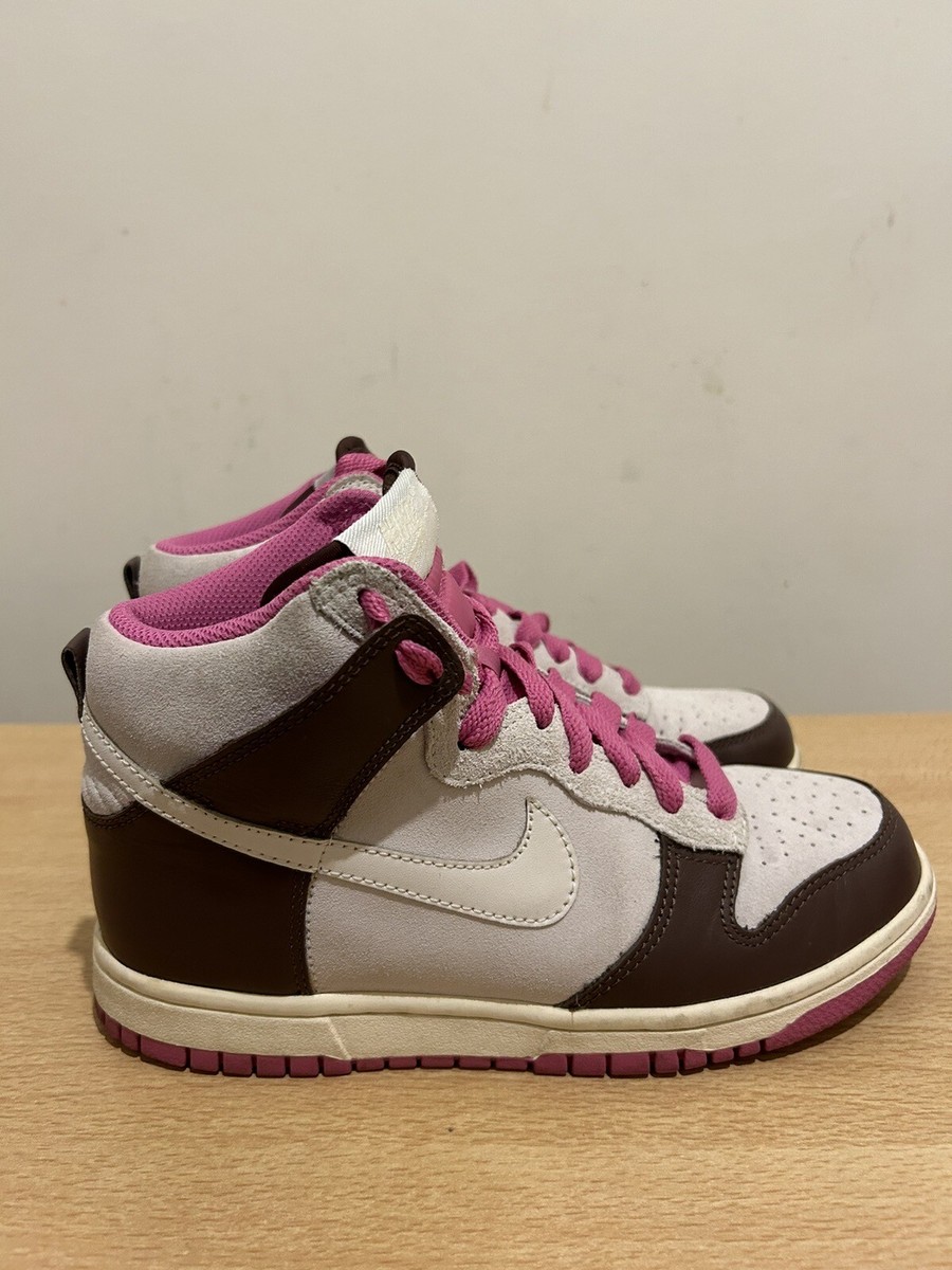 nike dunk high white chocolate