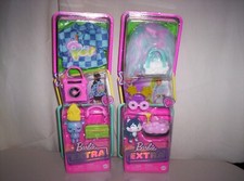 Set of 2 Barbie Extra Pet  Fashion Packs  Accessories with Pet Bear  Fox