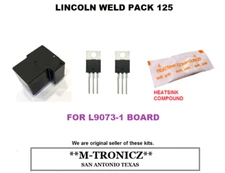 LINCOLN WELD PACK 125  CONTROL BOARD   L9073-1    REPAIR  PARTS KIT