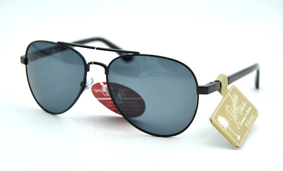 Paradise Collection 26072RHS009 BON Black POLARIZED Aviator Sunglasses 100% UV