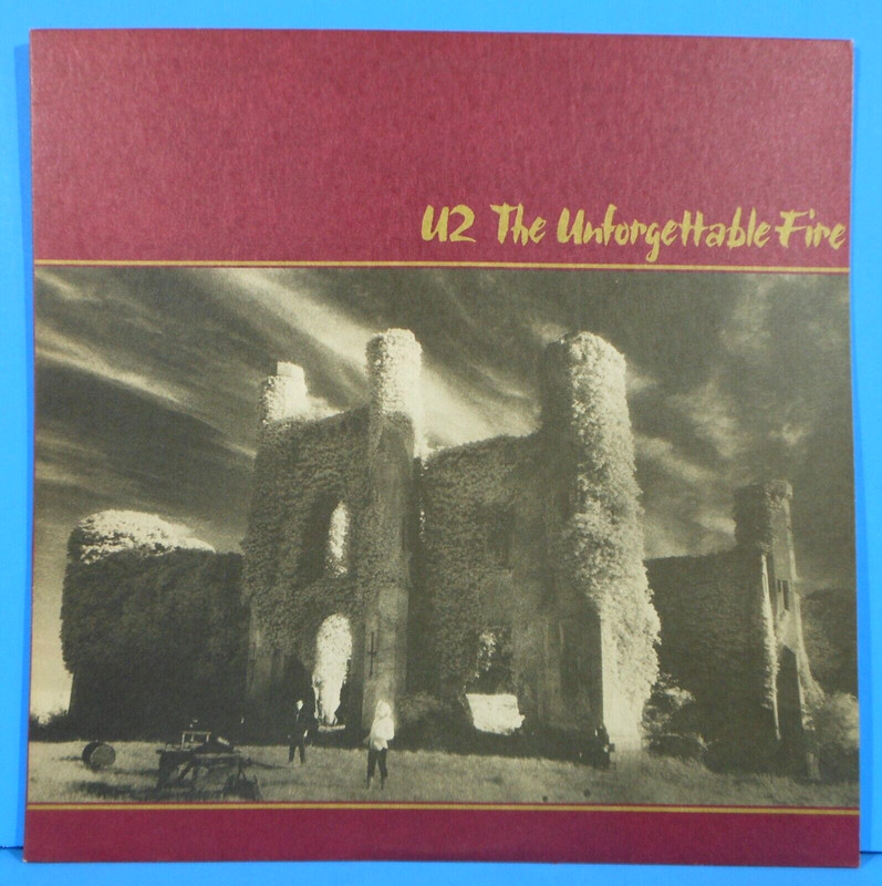 U2 THE UNFORGETTABLE FIRE LP 1984 ORIGINAL PRESS GREAT CONDITION VG+/VG++!!A