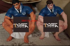 SD Stuido Blue Uniform Figures Statue Resin White Skin Model Toys Collect In Sto