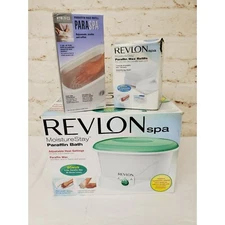 NEW REVLON Electric Spa Paraffin Bath 6 pounds Paraffin Wax & 80 Liners