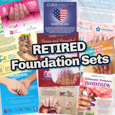 Color Street Nail Polish Strips Retired Foundation