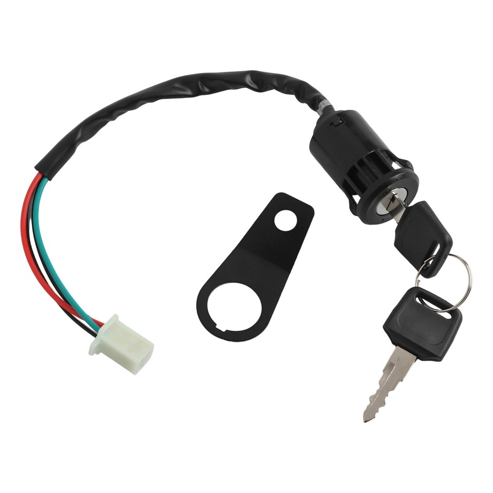 Motorcycle Ignition Switch Lock Key with Holder for 50cc 90cc 110cc ...