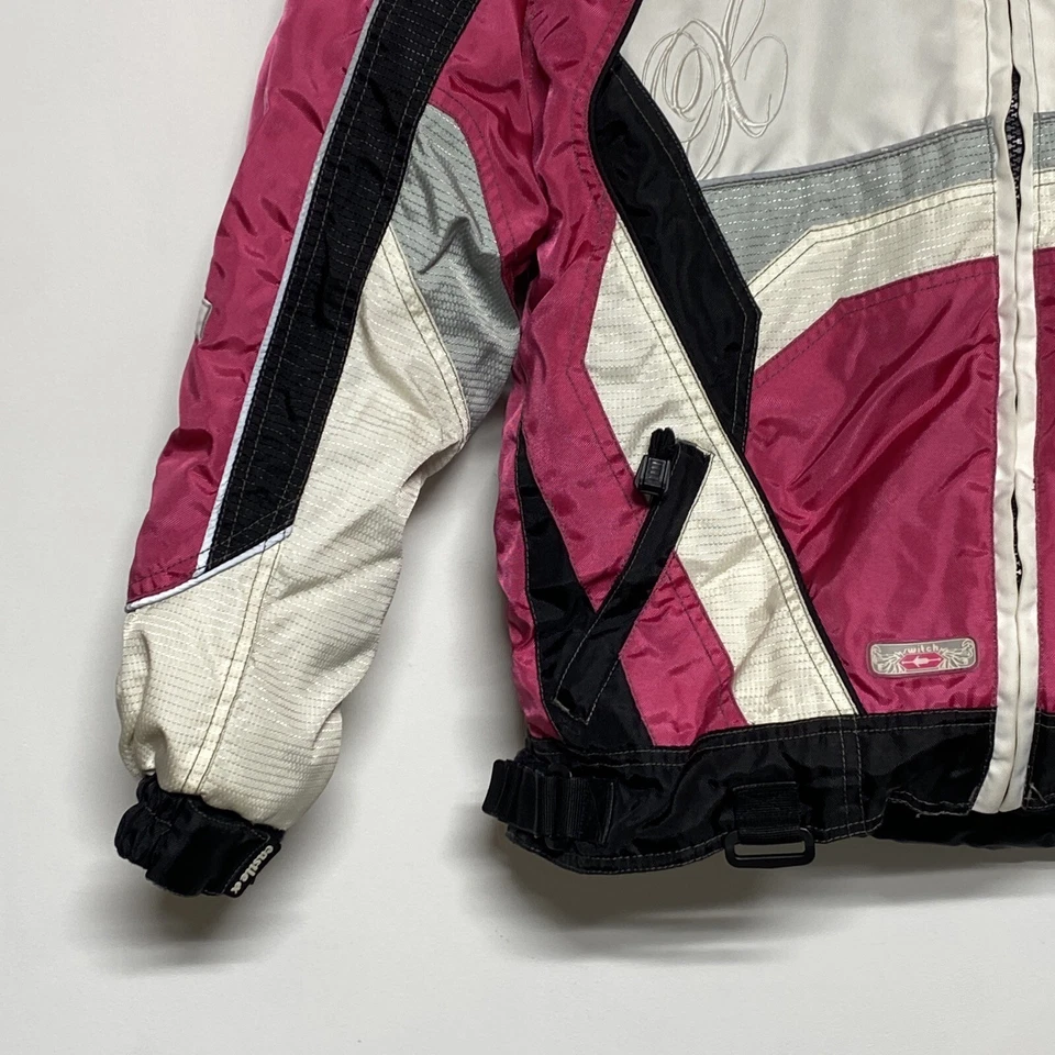 Abrigo Castle X Switch Racing Moto de Nieve Niñas Talla Grande Rosa Blanco Negro Foto 4 de 4
