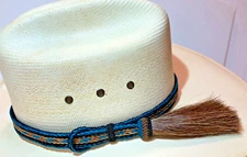 Horsehair 5/8" Hat Band-Single Side Tassel