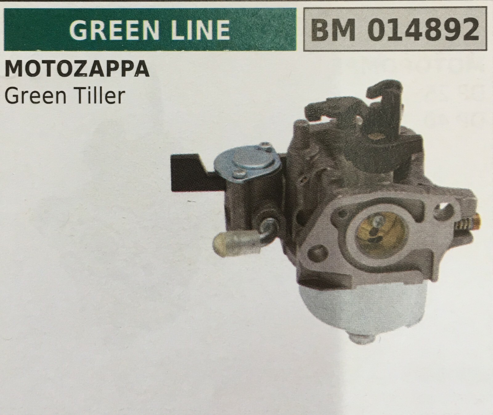 Carburatore Brumar BM014892 per Motozappa Green Tiller - Ricambio Originale