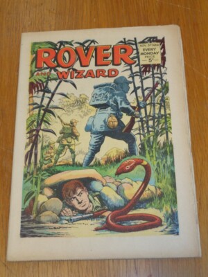 ROVER AND WIZARD 5TH NOVEMBER 1966 DC THOMSON BRITISH WEEKLY COMIC*