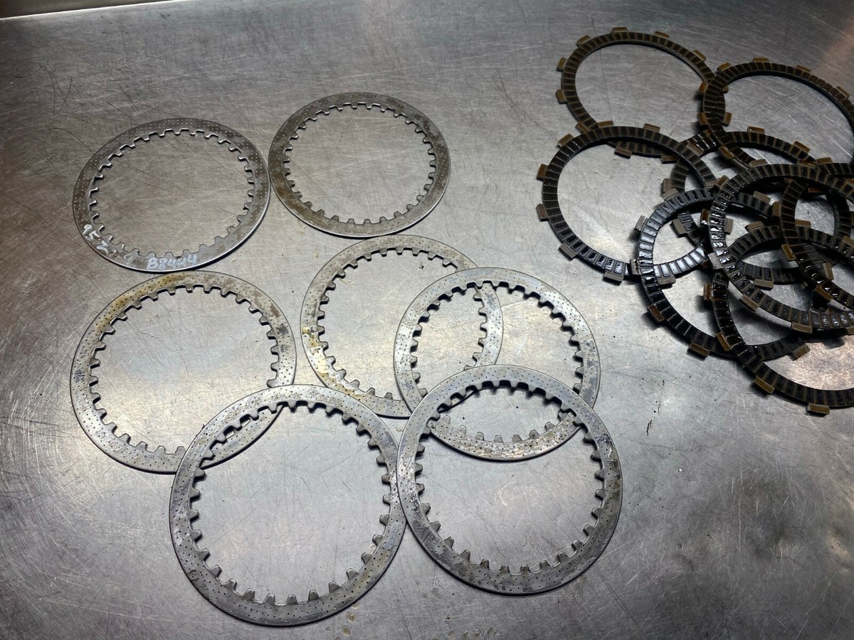 94 - 97 Kawasaki ZX9 ZX9R Clutch Basket Disc Plates Fiber Steels
