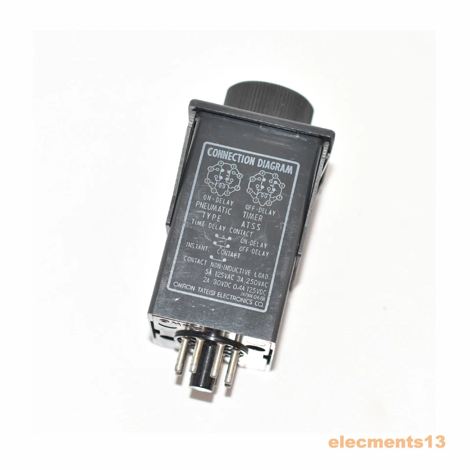 OMRON ATSS-7N ON DELAY TIMER 0-10S 220V NOS - Image 2 of 3
