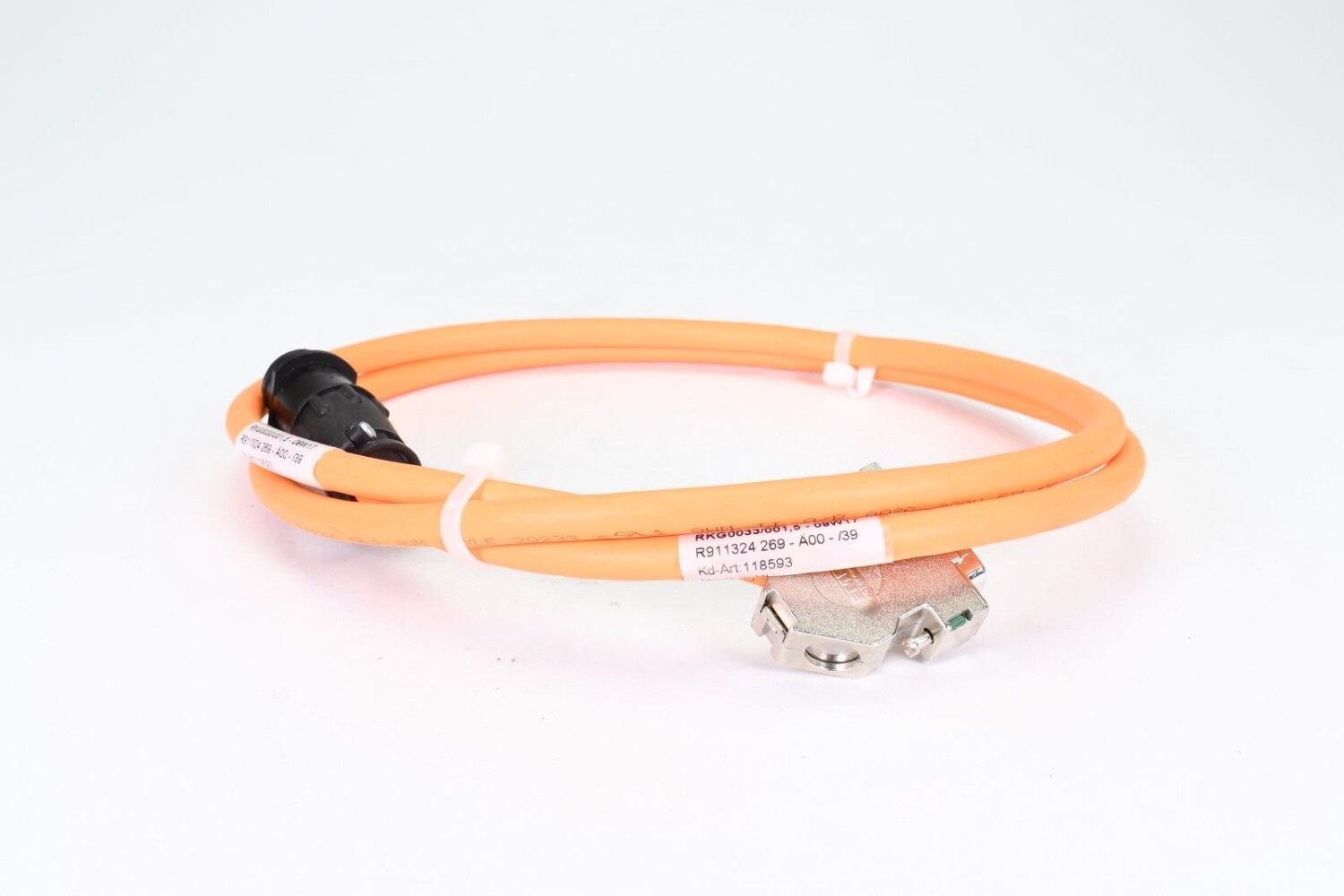 REXROTH R911324269, RKG0033/001,5 - 09W17, Encoder cable, with plugs, L=1,5m