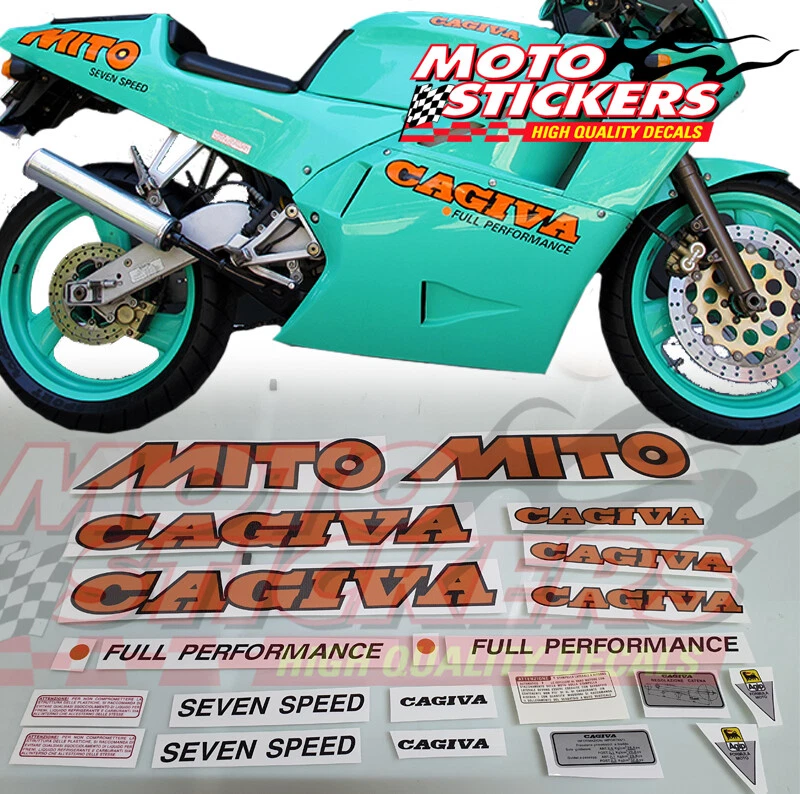 MOTOSTICKERS Cagiva Mito 125 MK1 - kit adesivi replica