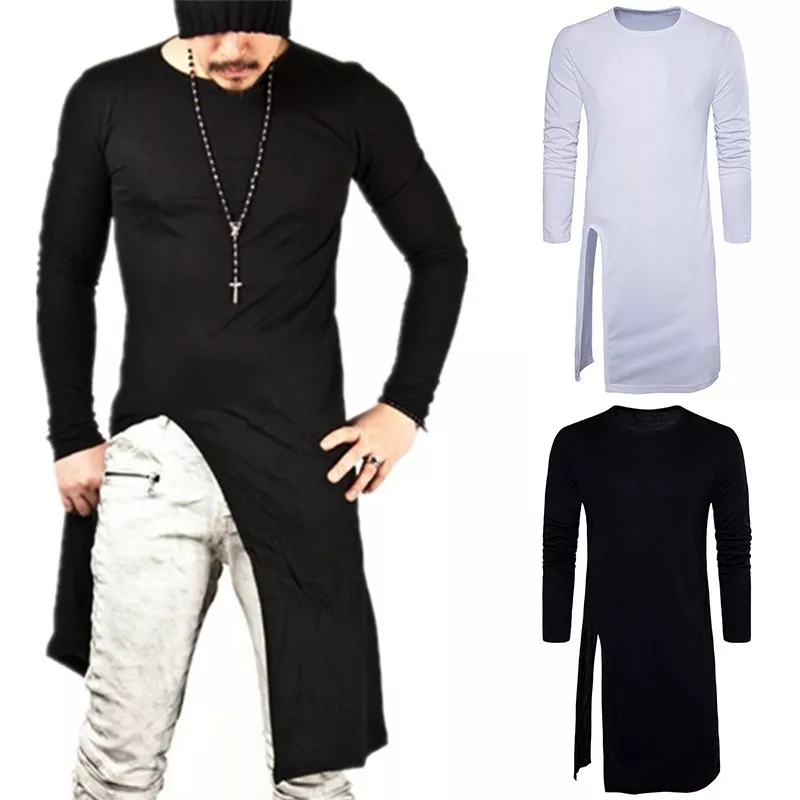 Long shirt hotsell with side slits