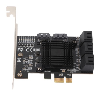 PCIE Expansion Card 8 Ports Stable Heat Dissipation Convenient Practical Com Kit