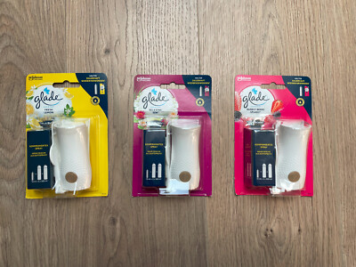 3x GLADE Touch & Fresh Set Lufterfrischer mit 3 verschiedenen Düften NEU OVP