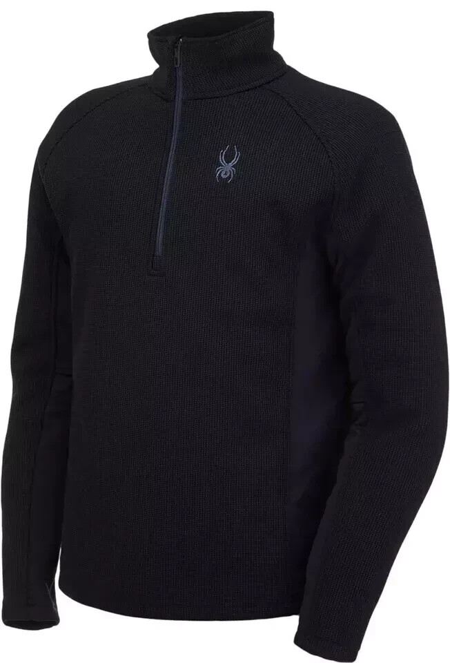 Spyder Men's Half-Zip Outbound Jacket Pullover Sweater Black