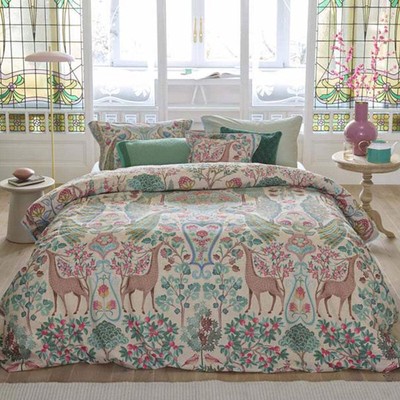 NNEDSZ PIP Studio Pavoni Off White Cotton Quilt Cover Set Queen