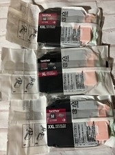 Brother LC105M M XXL Extra Hi Yield Ink Cartridges Lot Of 3 Genuine New OEM