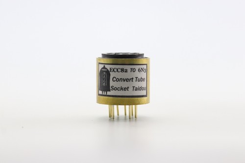 Un enchufe convertidor chapado en oro ECC82 ECC83 12AU7 12AX7 6N4 A 6N3 396A 5670 - Imagen 2 de 6