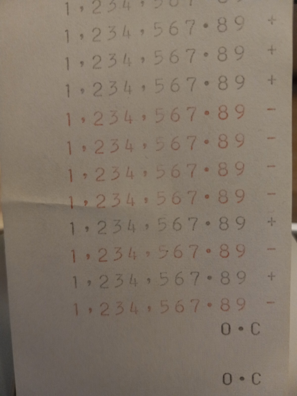 Canon MP25DV 12 Digits Calculator w/ 2 Color Print, Clock & Calendar