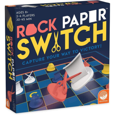 Mindware Rock Paper Switch 2-4 Players Kids/Children Fun Strategy Board  Game 8y+