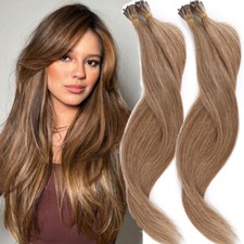 Thick Russian Nano Ring Loop Human Remy Hair Tip Rings Bead Hair Extensions 1g