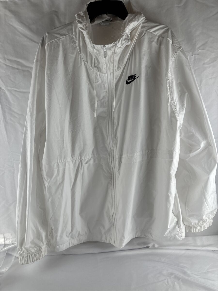 Nike Sportswear Essential Repel Women's Woven Jacket white Nike Sportswear Essential Repel Women's Woven Jacket white
