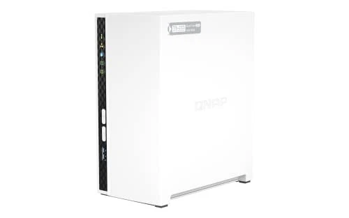 TS-233 2-bay Desktop NAS Enclosure Quad core processor,White, - 2GB RAM - - Image 3 of 4