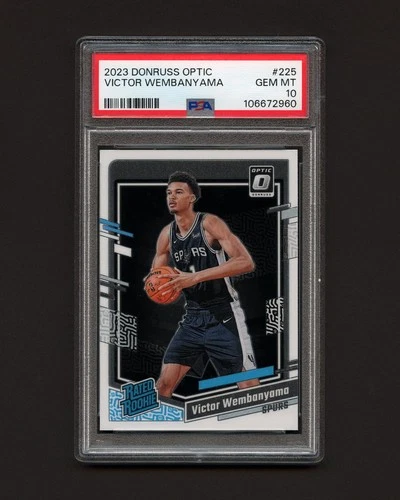 2023-24 Donruss Optic #225 Victor Wembanyama RR RC - PSA 10 GEM MT