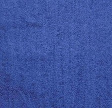 Terry Cloth Royal Blue 44" Wide Absorbent Cotton Fabric by the Yard A351.29 