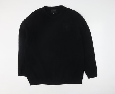 Schwarzer Pullover Pulli Herren UK Größe XL Dissident
