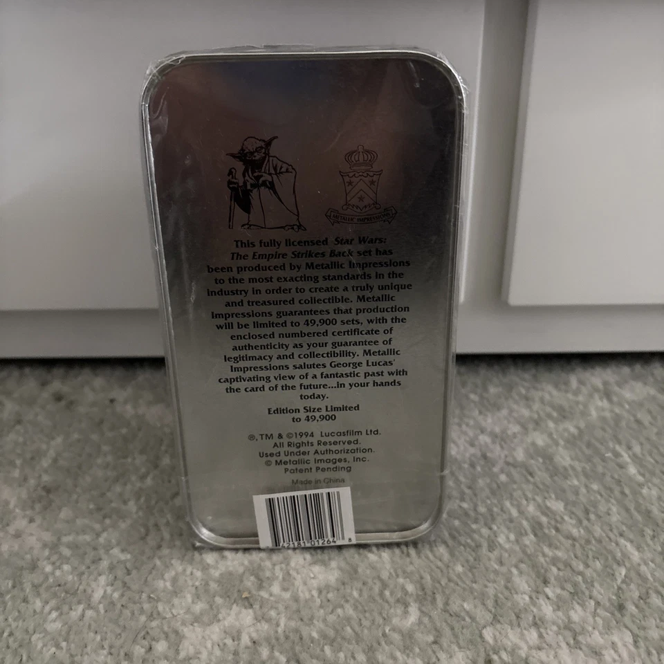 1994 Star Wars The Empire Strikes Back Metallic Impressions Collector Cards  - Image 4 of 4