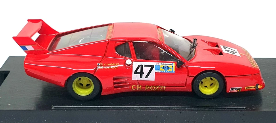 Brumm 1/43 Scale Diecast R213 - Ferrari 512 BB #47 Le Mans 1981 - Red - Image 3 of 4