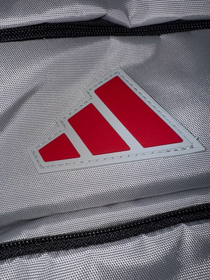 Adidas NC State Wolfpack Mochila Gris Rojo Negro Colegio NCAA Bolso para Libros Nuevo con Etiquetas Foto 4 de 4