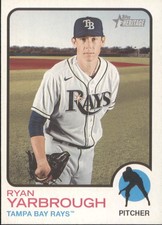 2022 Topps Heritage #23 Ryan Yarbrough Tampa Bay Rays